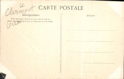 VINTAGE POSTCARD Clermont Apse of the church