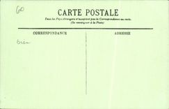 POSTAL Pierrefonds de la VENDIMIA el castillo el ataque frontal y la entrada