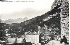 VINTAGE POSTCARD Bridge Saint Louis Border Of Italy