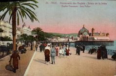 CPA Nice Promenade des Anglais Palais de la Jetee 