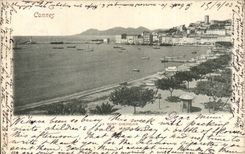 VINTAGE POSTCARD Cannes the Mount Knight