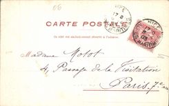 VINTAGE POSTCARD Cannes the Mount Knight