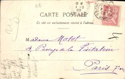 VINTAGE POSTCARD Cape Ferrat Holy Old people's home