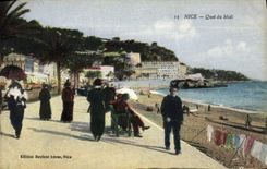 CPA Nice Quai du Midi