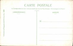 La POSTAL de la VENDIMIA Menton entre los Aceituna-árboles detalla el folklore artístico de Mentonaise