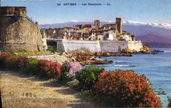 CPA Antibes Les Remparts