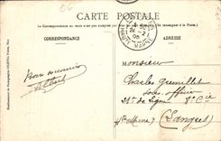 VINTAGE POSTCARD Nice Which occurred of the Station Coffee of Regency Tram