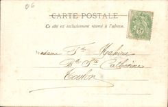 VINTAGE POSTCARD Nice Which occurred Massena