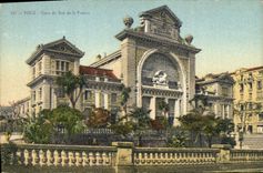 VINTAGE POSTCARD Nice Parks South of France