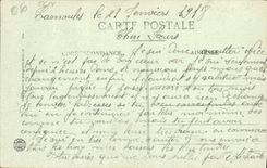 Opinión de la POSTAL de la VENDIMIA Niza tomada de la avenida Felix Faure del castillo y de los hoteles