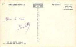 CPA La Cote D'Azur Femme Folklore Cueillette des oranges