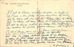 CPA Cannes Le Port Bateaux