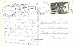 MODERN CARD Antibes Escaped on the Old Gate and the walls Car