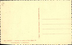 VINTAGE POSTCARD Cannes Sunset with the Park Albert 1st