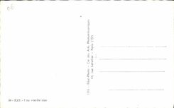 POSTAL MODERNA Eze una calle vieja