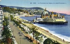 CPA Nice La Promenade des Anglais et la Jetee Promenade
