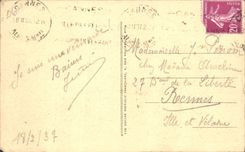 CPA Cannes La Croisette et le mont Chevalier 