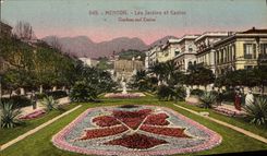 CPA Menton Les Jardins et Casino