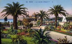 CPA Nice Le Jardin Albert 1er