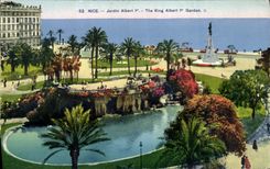 CPA Nice Jardin Albert 1er