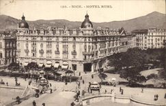 VINTAGE POSTCARD Nice Ruhl Hotel