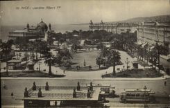 Tranvía de Albert Niza de los jardines de la POSTAL de la VENDIMIA 1ra