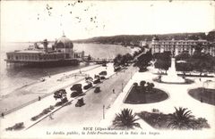 CPA Nice Le Jardin Public La Jetee Promenade et la Baie des Anges