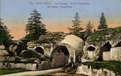 CPA Nice Cimiez Les Arenens Ruines Romaines