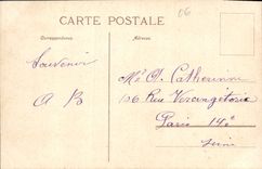 VINTAGE POSTCARD Nice Public garden