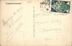 VINTAGE POSTCARD Cannes the pier of Edouard VII and the casino