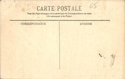 VINTAGE POSTCARD Heavy the Summit of the Peak of Jer and the Pyrenees Dog