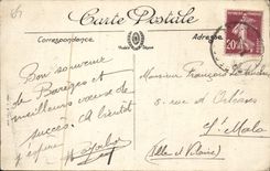 VINTAGE POSTCARD Bareges the Horizontaie Walk