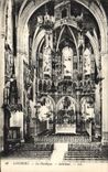 VINTAGE POSTCARD Heavy the Basilica Interior