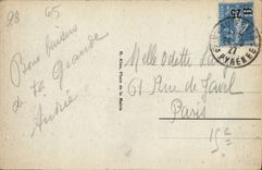 VINTAGE POSTCARD Cauterets the Mother Source of Mauhourat