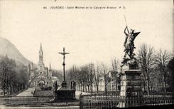VINTAGE POSTCARD Heavy Saint Michel and the Breton Martyrdom