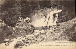 CPA Cauterets Cascade de Lutour