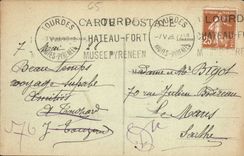 CPA Cauterets Cascade de Lutour