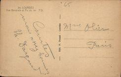 VINTAGE POSTCARD Heavy View and Peak of Jer