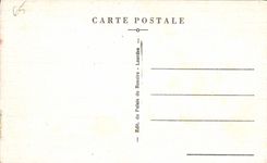 VINTAGE POSTCARD Heavy a Ceremony in front of the Church of the Rosary