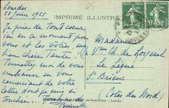 VINTAGE POSTCARD Heavy the Plunging Basilica Taken of the Castle