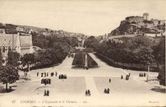 VINTAGE POSTCARD Heavy the Esplanade and the Castle