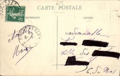 VINTAGE POSTCARD Heavy the Angel of the Entry of the Martyrdom