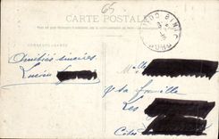 VINTAGE POSTCARD Audinghen the Notch with the Notre Dame eggs of Me