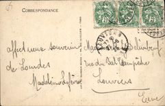 VINTAGE POSTCARD Heavy the Large one and Small Jer the Basilica