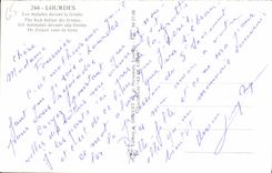 MODERN CARD Heavy Patients In front of the Cave