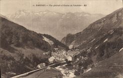 VINTAGE POSTCARD Bareges View and Chains of Ardiden