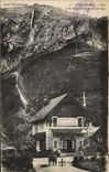 VINTAGE POSTCARD Lourdes Parks and the Funicular Peak of Ger