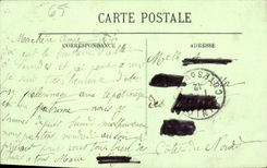 VINTAGE POSTCARD Loudes View from above