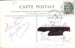 VINTAGE POSTCARD Interior Loudes of the Rosary