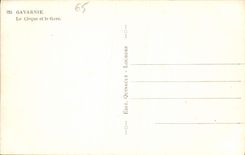 MODERN CARD Gavarnie the Circus and Gave